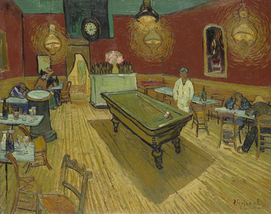 The Night Café (Quán cà phê đêm - cảnh trong nhà - 1888)
