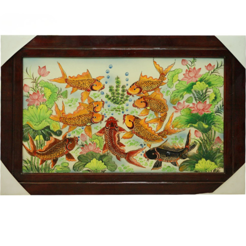 Tranh gốm Bát Tràng