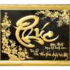 Tranh Chữ Phúc Thư Pháp Bằng Đồng Mạ Vàng 80x50cm 3 Tranh Chữ Phúc Thư Pháp Bằng Đồng Mạ Vàng 80x50cm