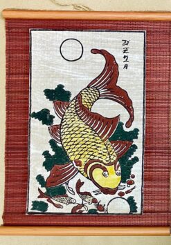 Tranh Cá Chép giấy điệp Đông Hồ
