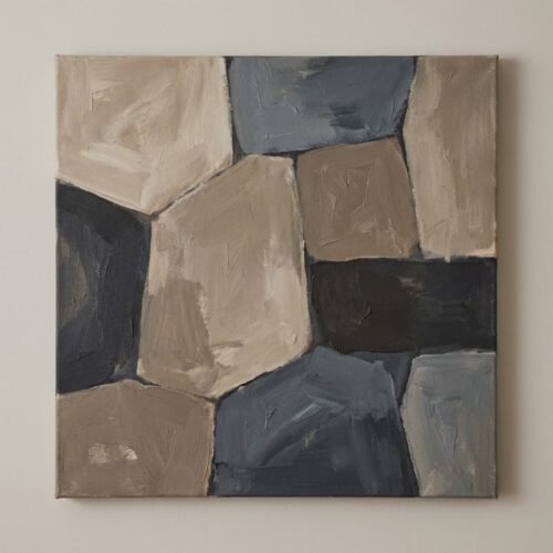 Tranh Nghệ Thuật Mảng Đá Bất Đối Xứng