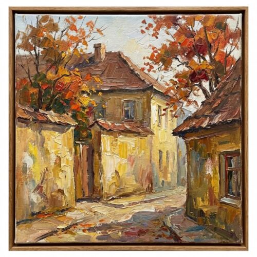 Tranh nghệ thuật Góc phố cổ kính