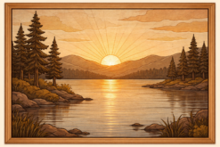 Bình Minh Trên Hồ Tĩnh Lặng