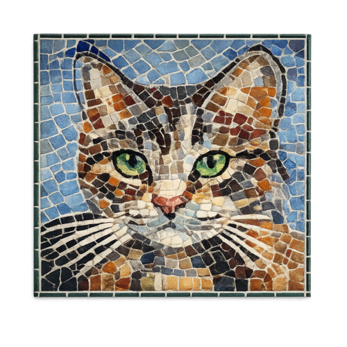 Chân dung mèo Taby