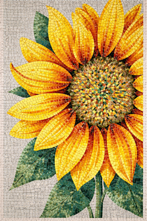 Hoa hướng dương sắc màu rực rỡ