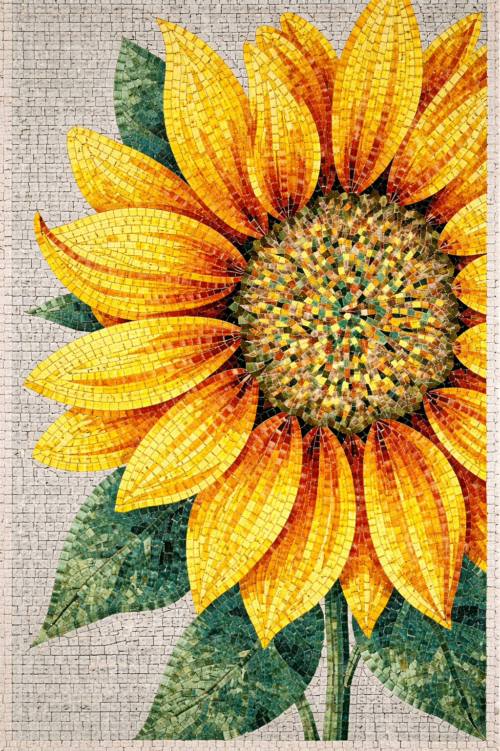 Hoa hướng dương sắc màu rực rỡ 1 Hoa hướng dương sắc màu rực rỡ