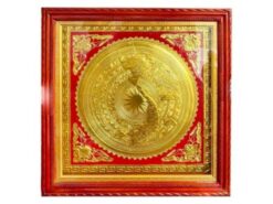 Tranh đồng bản đồ việt nam mạ vàng 24k tinh xảo sang trọng
