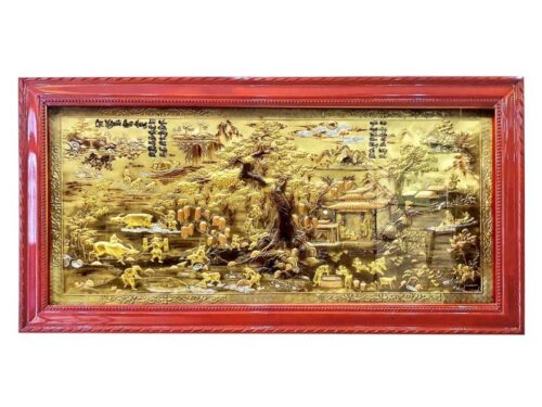 Tranh đồng cội nguồn quê hương