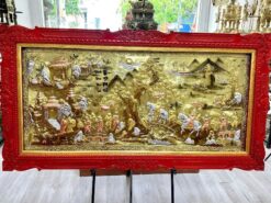 Tranh đồng thuận buồm xuôi gió cao cấp khổ ngang