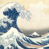 Tranh Nhật Bản sóng lừng ngoài khơi Kanagawa Hokusai