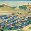 Tranh Kanaya trên tuyến đường Tokaido - Hokusai