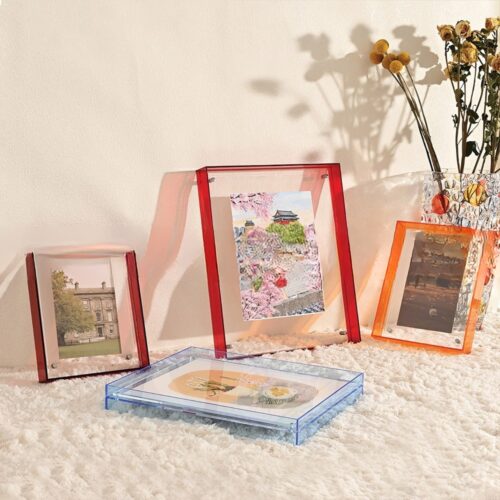 Khung ảnh Acrylic trong suốt sang trọng nhiều màu