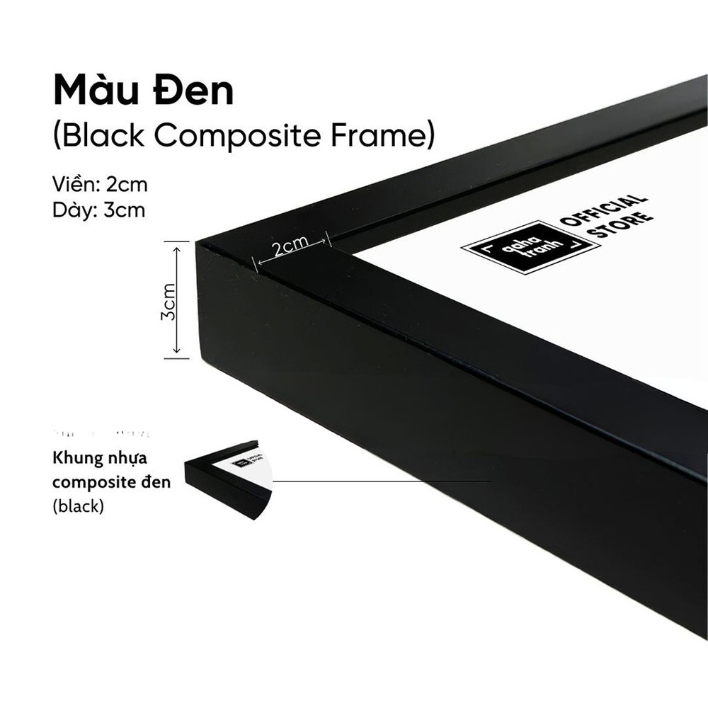 Khung hộp treo tường nhựa viền mỏng đa dạng kích thước 8 Khung hộp treo tường nhẹ viền mỏng