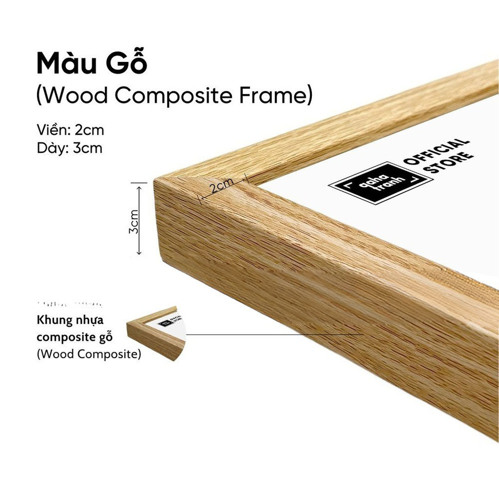 Khung hộp treo tường nhựa viền mỏng đa dạng kích thước 10 Khung hộp treo tường nhẹ viền mỏng