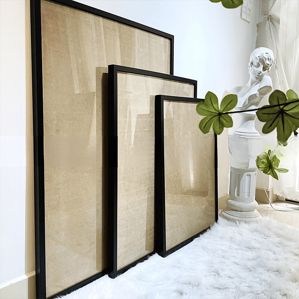 Khung hộp treo tường nhựa viền mỏng đa dạng kích thước 12 Khung hộp treo tường nhẹ viền mỏng