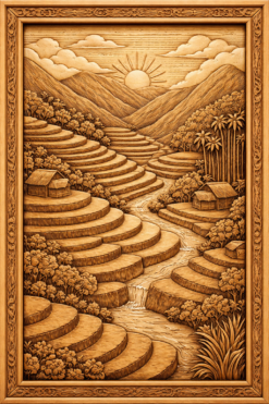 Bình Minh Trên Ruộng Bậc Thang