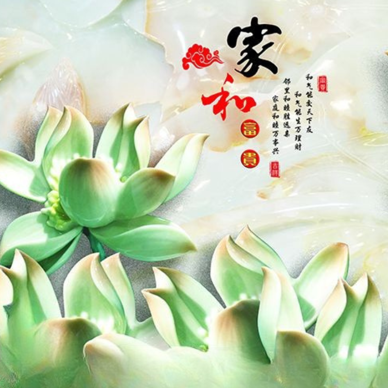 Tranh 3D Hoa Sen 3 tranh 3d hoa sen