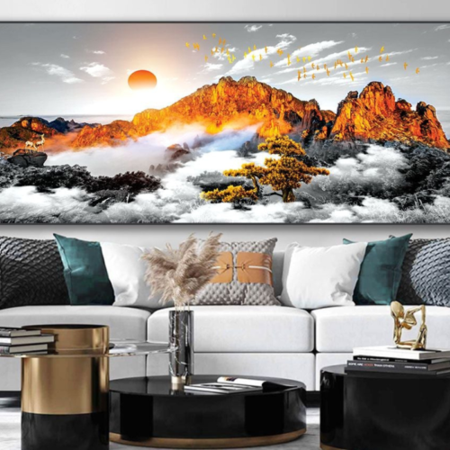 Tranh 3D treo tường phòng cảnh thiên nhiên