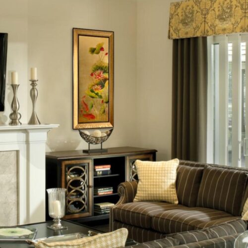 Tranh cá chép hoa sen “Tả Hữu Liên Ngư”