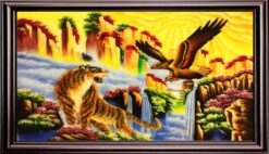 Tranh đá quý anh hùng tương ngộ