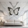 Tranh đá xuyên sáng trang trí bươm bướm 2 tranh da xuyen sang trang tri buom buom