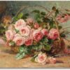 Tranh canvas hoa hồng cổ điển 11 tranh hoa hong 1