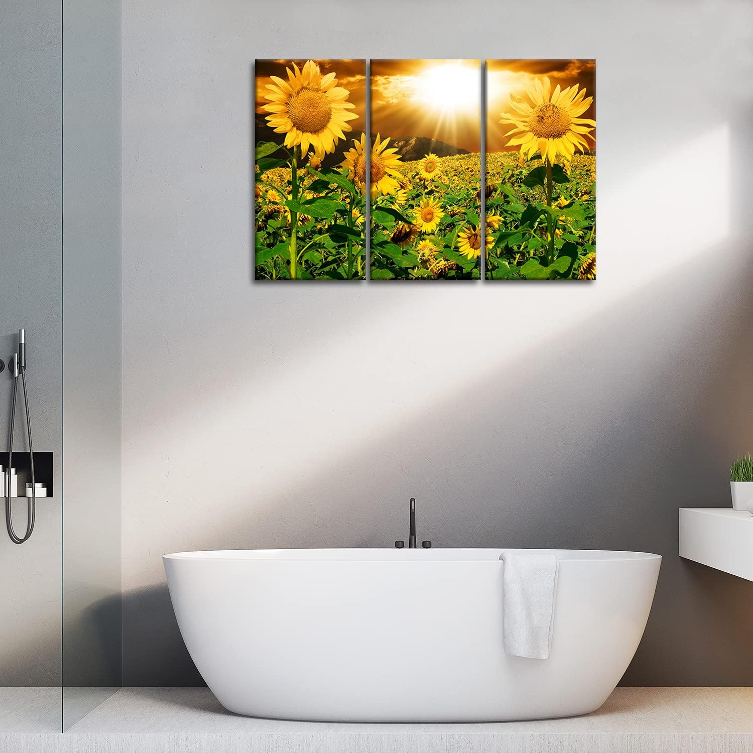 Tranh ghép tấm bộ 3 hoa hướng dương 9 Tranh ghép tấm bộ 3 hoa hướng dương - Ảnh 9