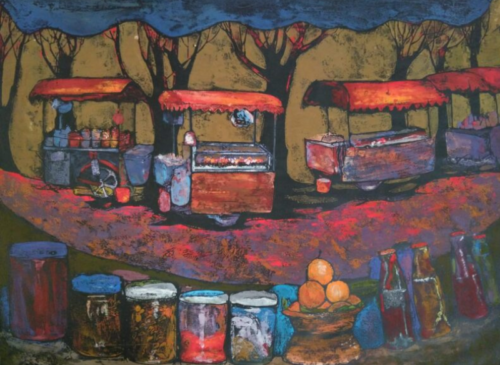 Tranh Khắc Gỗ Fast Food