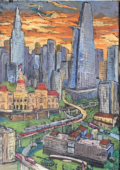 Tranh Khắc Gỗ Hừng Đông