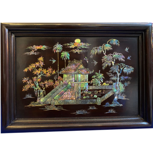 Tranh Khảm Trai Chùa 1 Cột