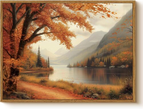 Tranh phong cảnh mùa thu cổ điển