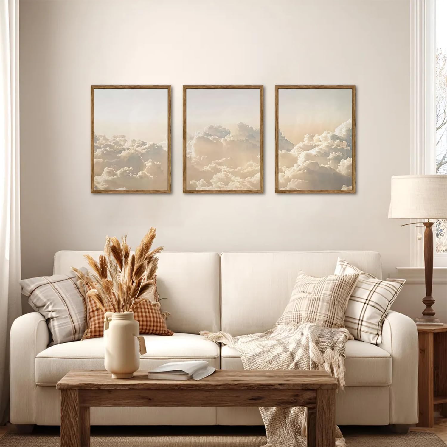 Bộ 3 tranh phong cảnh bầu trời mây 5 Bộ 3 tranh phong cảnh bầu trời mây - Ảnh 5