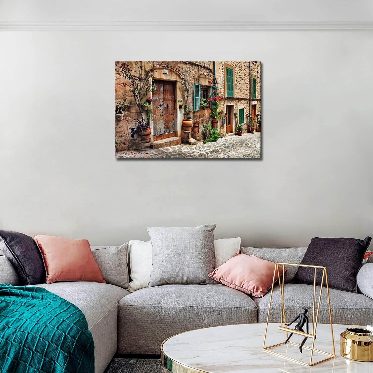 Tranh cảnh đường phố Tuscan, Italy 4 Tranh cảnh đường phố Tuscan, Italy - Ảnh 4