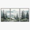 Tranh bộ 3 thiên nhiên rừng núi Bắc Âu 9 tranh phong canh thien nhien bac au 1