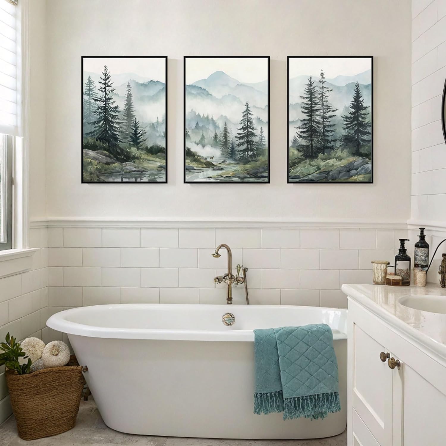 Tranh bộ 3 thiên nhiên rừng núi Bắc Âu 6 Tranh bộ 3 thiên nhiên rừng núi Bắc Âu - Ảnh 6