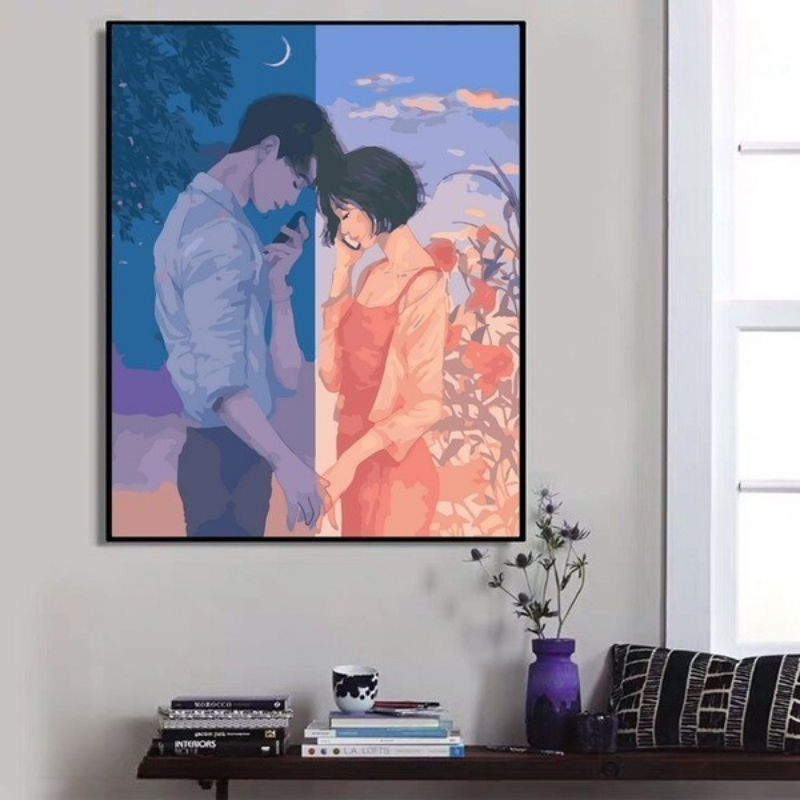 Tranh số hóa tình yêu đôi lứa 1 Tranh số hóa tình yêu đôi lứa