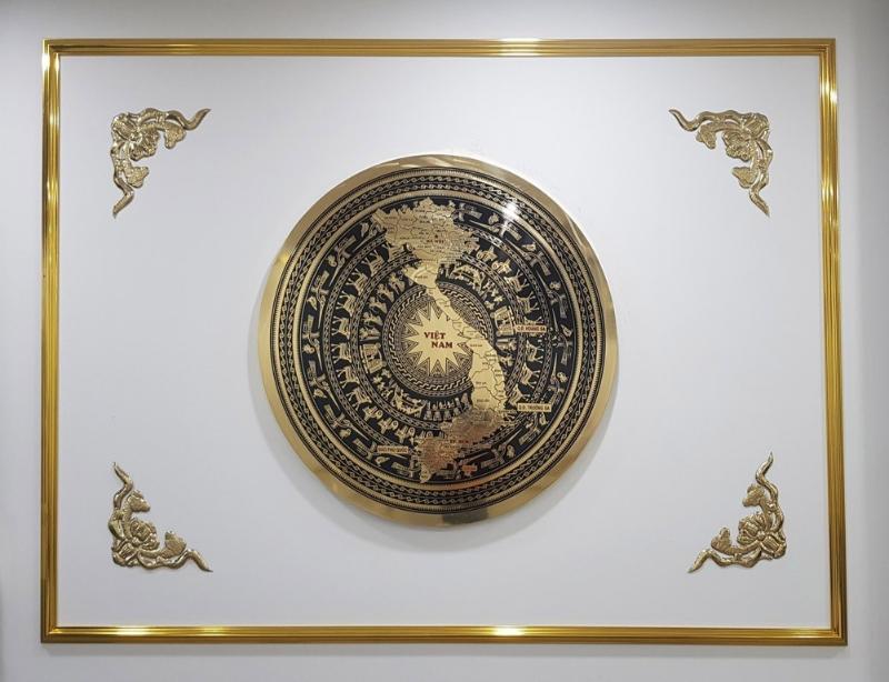 Tranh trống đồng – Biểu tượng văn hóa tinh xảo và sang trọng cho không gian sống.