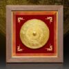 Tranh Trống Đồng Đông Sơn Mạ Vàng 18K 3 tranh trong dong dong son ma vang 24k