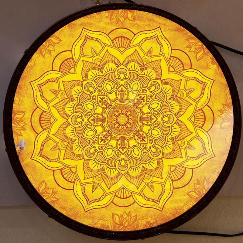 Tranh trúc chỉ Mandala mang ý nghĩa năng lượng tích cực