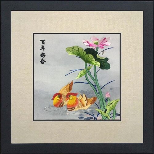 Tranh uyên ương bách niên hảo hợp