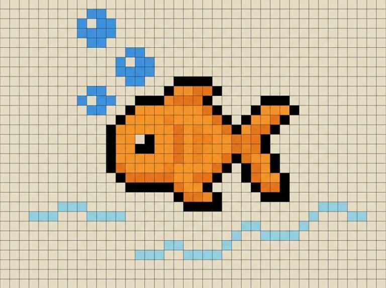 199+ Hình Tranh Pixel Cute Chủ Đề Anime, Động Vật, Game 2026