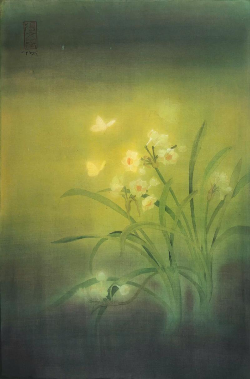 Tác phẩm Hương Xuân Tinh Khiết của Họa sĩ Trương Văn Ngọc