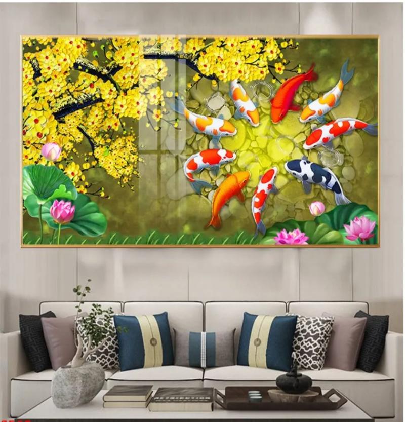 Mẫu tranh tráng gương hiện đại