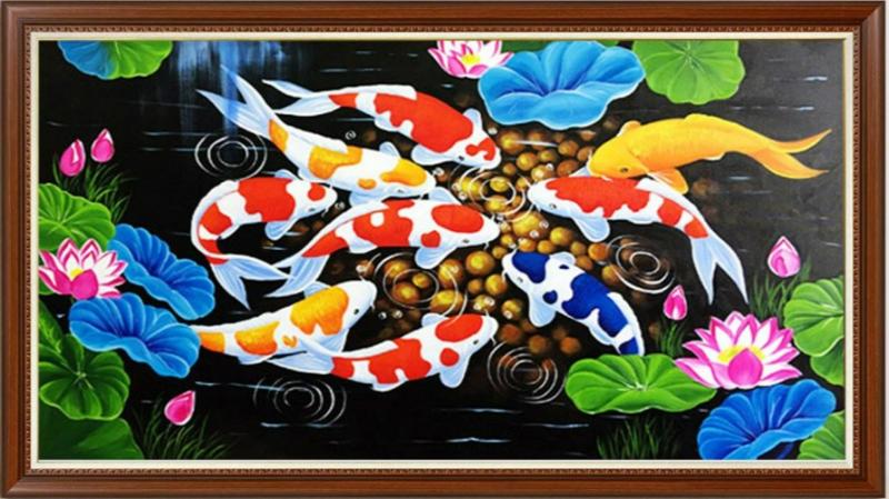 Tranh cửu ngư quần hội