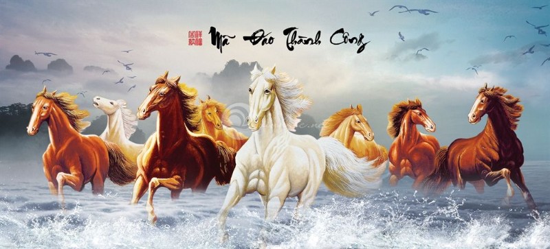 tranh ma dao thanh cong dep