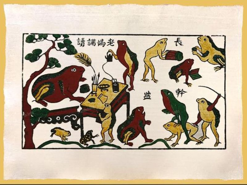Ý nghĩa tranh thầy đồ cóc