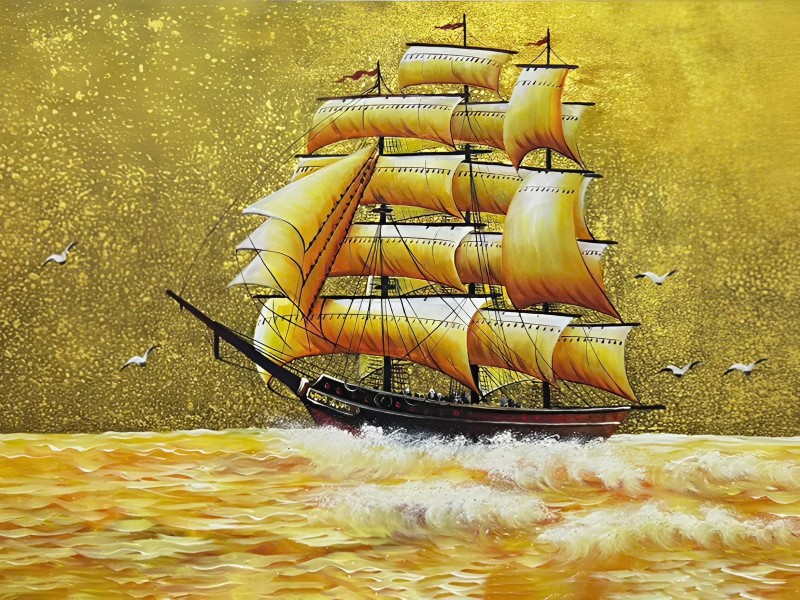 tranh thuan buom xuoi gio