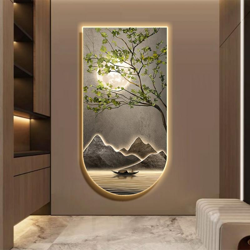 Tranh treo tường có đèn led tạo bầu không khí lãng mạn, chill và thư giãn