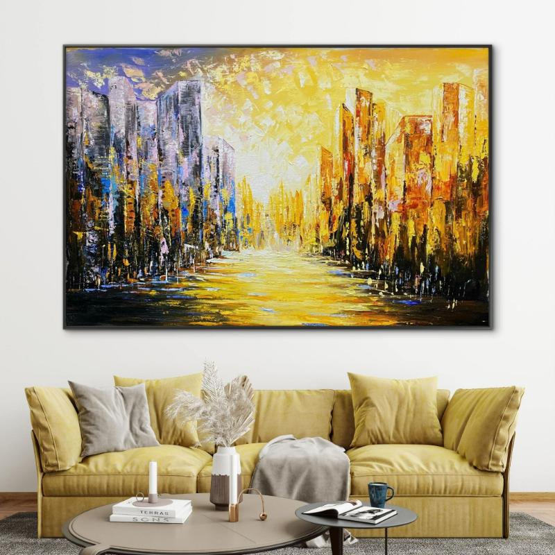 Tranh sơn dầu mang đậm dấu ấn cảm xúc, mồ hôi và kỹ thuật điêu luyện của người họa sĩ