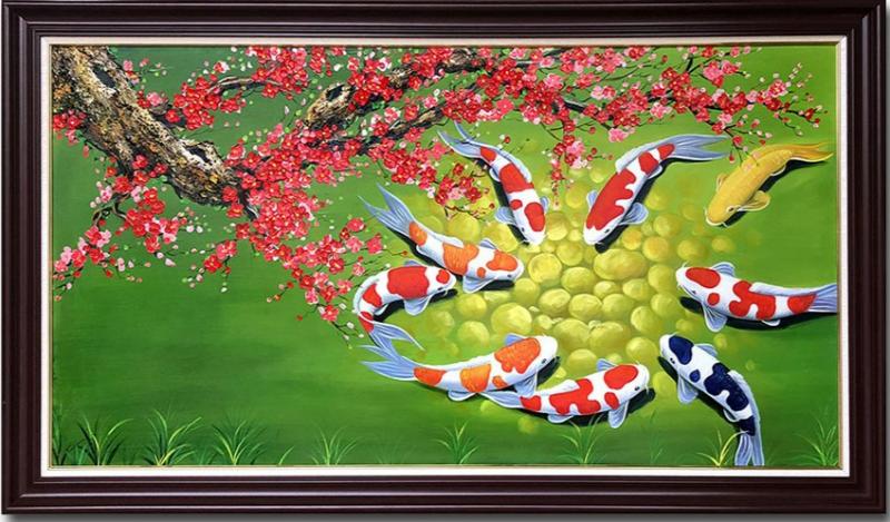 Ý nghĩa tranh cửu ngư quần hội